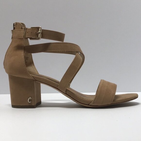 Circus by Sam Edelman "Stella" Block Heel Sandal in Tan - Picture 3 of 16